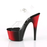 Kettős Színű 18 cm ADORE-708BR platform cipők a magassarkú