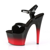 Kettős Színű 18 cm ADORE-709BR-H platform cipők a magassarkú