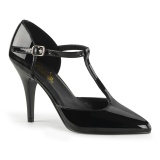Lakkbőr 10 cm VANITY-415 pleaser körömcipő magassarkú fekete