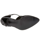 Lakkbőr 10 cm VANITY-415 pleaser körömcipő magassarkú fekete