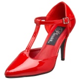 Lakkbőr 10 cm VANITY-415 pleaser körömcipő magassarkú piros