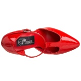 Lakkbőr 10 cm VANITY-415 pleaser körömcipő magassarkú piros