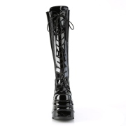 Lakkbőr 15 cm WAVE-200 demonia éksarkú csizma