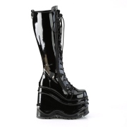 Lakkbőr 15 cm WAVE-200 demonia éksarkú csizma