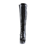 Lakkbőr 16 cm DOMINA-2020 fetish fűzős csizma női stiletto magassarkú