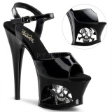 Lakkbőr 18 cm MOON-709SK Platform Magassarkú Cipők