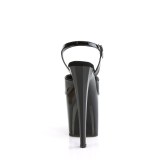 Lakkbőr 19 cm ENCHANT-709 fekete pleaser cipők a magassarkú