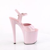 Lakkbőr 19 cm ENCHANT-709 rózsaszín pleaser cipők a magassarkú