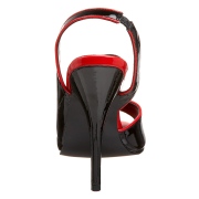 Lakkbőr slingback cipő 13 cm SEDUCE-117 pleaser magassarkú slingback