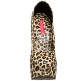 Leopárd 14,5 cm Burlesque TEEZE-35 női cipők magassarkű