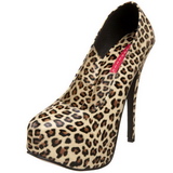 Leopárd 14,5 cm Burlesque TEEZE-35 női cipők magassarkű