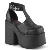Műbőr 13 cm DemoniaCult CAMEL-103 Platform Cipők