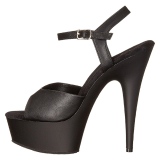 Műbőr 15 cm DELIGHT-609 platform pleaser magassarkú