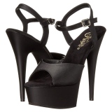 Műbőr 15 cm DELIGHT-609 platform pleaser magassarkú