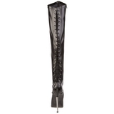 Műbőr 16 cm DAGGER-3060 hosszú csizma magassarkú