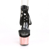 Műbőr 18 cm ADORE-700-14 Króm platform cipők a magassarkú