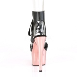 Műbőr 18 cm ADORE-700-14 Króm platform cipők a magassarkú