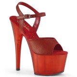Műbőr 18 cm ADORE-709T platform pleaser szandál
