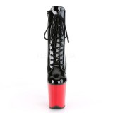 Műbőr 20 cm FLAMINGO-1020 pleaser bokacsizma platform
