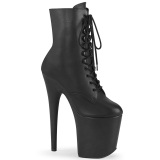 Műbőr 20 cm FLAMINGO-1020LWR pleaser bokacsizma platform