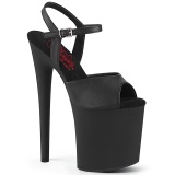 Műbőr 20 cm NAUGHTY-809 platform pleaser magassarkú