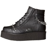 Műbőr 5 cm V-CREEPER-565 Platform Creepers Bokacsizma Férfi