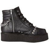 Műbőr 5 cm V-CREEPER-565 Platform Creepers Bokacsizma Férfi