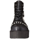 Műbőr 5 cm V-CREEPER-565 Platform Creepers Bokacsizma Férfi