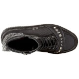 Műbőr 5 cm V-CREEPER-565 Platform Creepers Bokacsizma Férfi