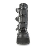 Műbőr 9,5 cm Demonia RANGER-308 platform gótikus bokacsizma