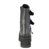 Műbőr 9,5 cm Demonia RANGER-308 platform gótikus bokacsizma