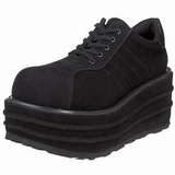 Műbőr 9 cm TEMPO-08 Platform Gótikus Cipők Férfi
