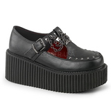 Műbőr CREEPER-215 Platform Creepers Cipők Női