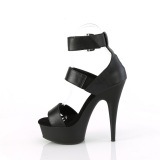 Műbőr platform 15 cm DELIGHT-629 pleaser magassarkú cipő