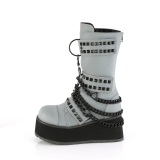 Neon 8,5 cm TRASHVILLE-138 demoniacult csizma - unisex platform csizma
