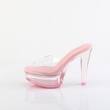 Perspex 13 cm MARTINI-501 papucs magassarkú rózsaszín