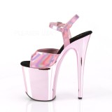 Pink 20 cm FLAMINGO-809HG platform pleaser magassarkú