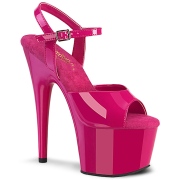 Pink platform 18 cm ADORE-709 pleaser magassarkú