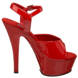 Piros 15 cm FUNTASMA JULIET-209 Magassarkú Platform
