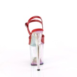 Piros 20 cm FLAMINGO-809HT Hologram platform magassarkú női