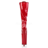 Piros 23 cm Pleaser INFINITY-2020 Platform Női Csizma