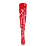 Piros Lakkbőr 13 cm COURTLY-3012 Pleaser Combcsizma