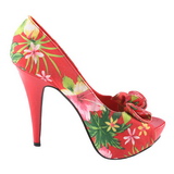 Piros Virág 13 cm LOLITA-11 női cipők magassarkű