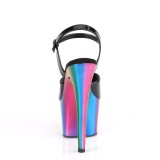 Platform szivárvány 18 cm ADORE-709RC rúdtánc magassarkú cipő