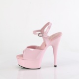 Rozsaszin 15 cm DELIGHT-609 platform pleaser magassarkú