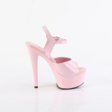 Rozsaszin 15 cm GLEAM-609 Platform cipők a magassarkú