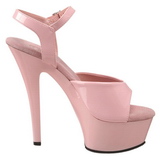 Rozsaszin 15 cm Pleaser KISS-209 Magassarkú Platform