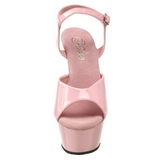 Rozsaszin 15 cm Pleaser KISS-209 Magassarkú Platform