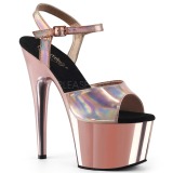 Rozsaszin 18 cm ADORE-709HGCH Hologram platform magassarkú női