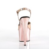 Rozsaszin 18 cm ADORE-709HGCH Hologram platform magassarkú női